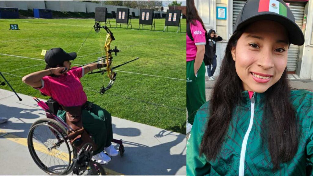 Paratleta Lya Daniela Sánchez Tadeo.