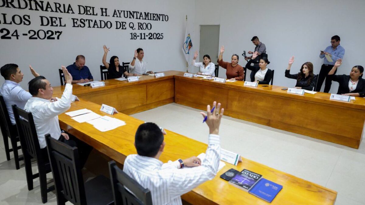 Cabildo de Puerto Morelos.