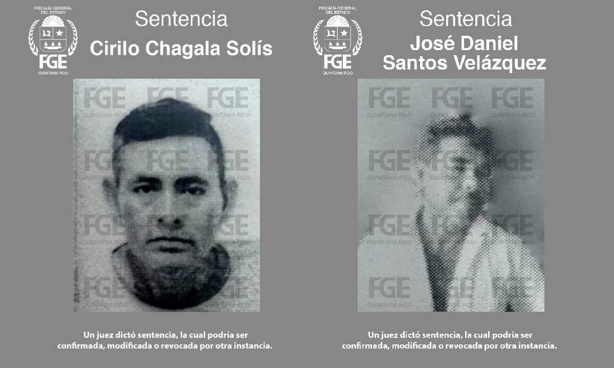 Sentencias condenatorias en Cancún.