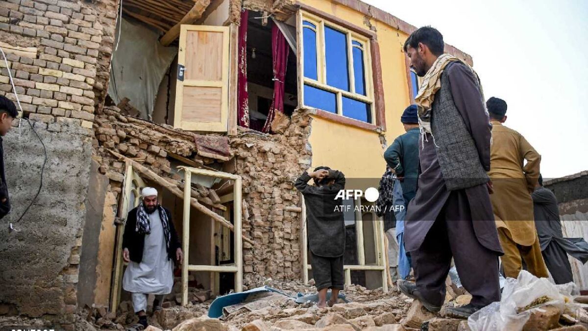 Terremoto en Afganistán.