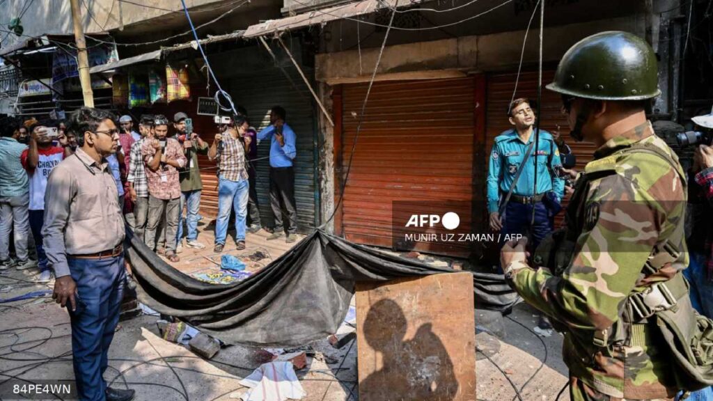 Sismo en Bangladés.