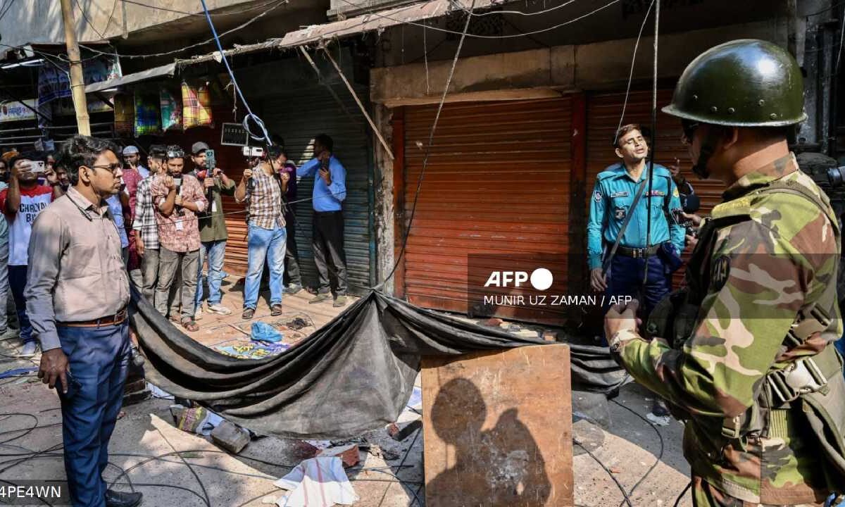 Sismo en Bangladés.