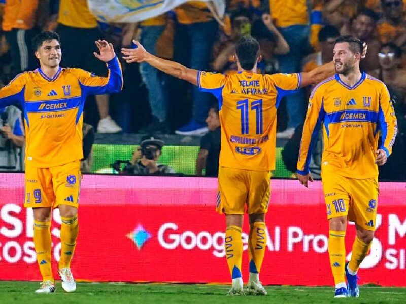 Tigres arrasó en golea a los Xolos y aseguró su pase a las semifinales