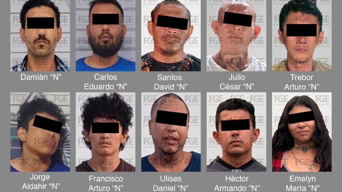 Vinculan a proceso a 10 personas.