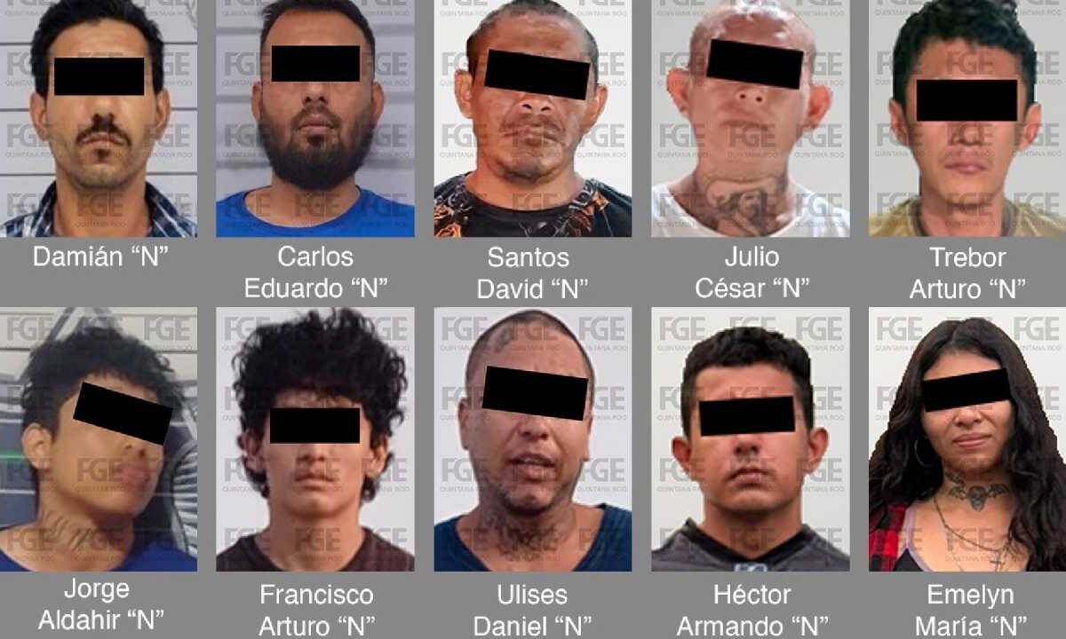 Vinculan a proceso a 10 personas.