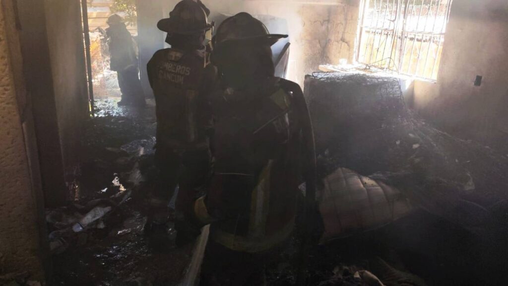 Vivienda se incendia en la colonia El Milagro