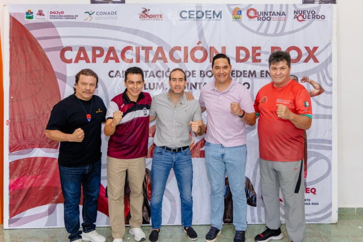 Capacitación de boxeo en Tulum.