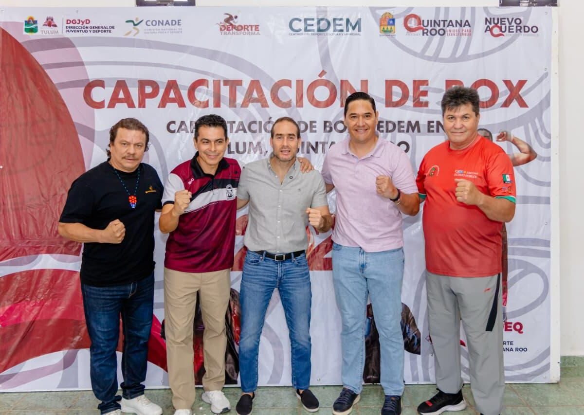 Capacitación de boxeo en Tulum.