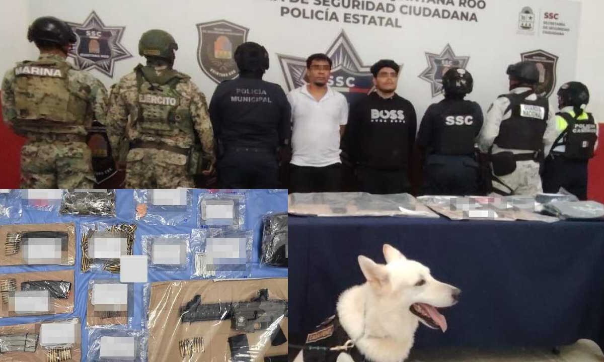 Últimas noticias. Detenidos con una granada.