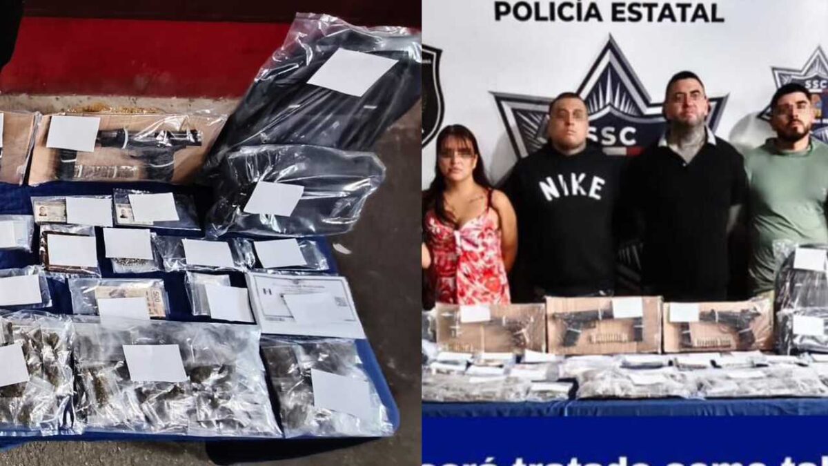 Últimas noticias. Detienen a 4 por narcomenudeo.