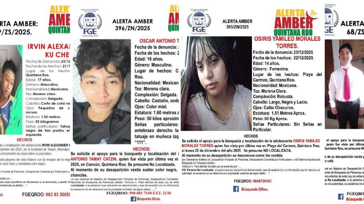 Últimas noticias. Más desaparecidos.