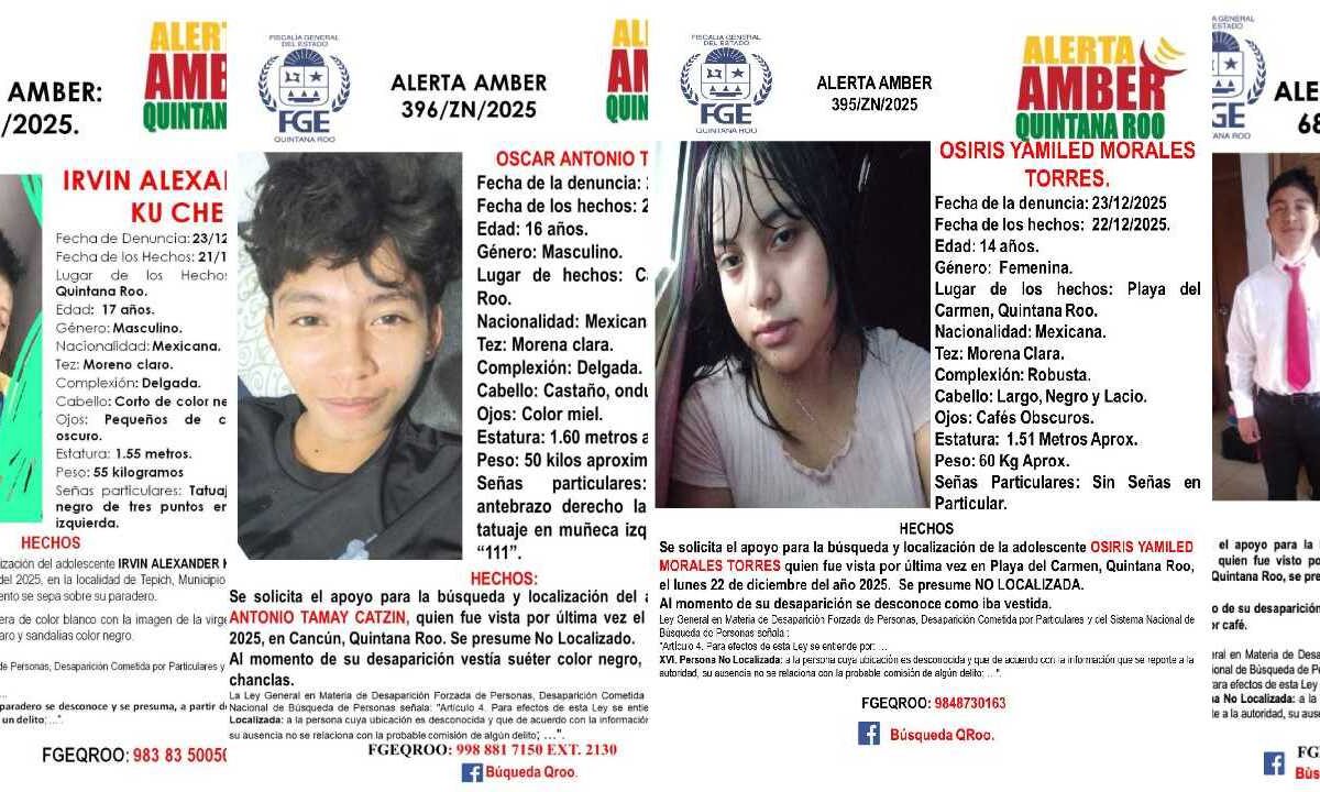 Últimas noticias. Más desaparecidos.