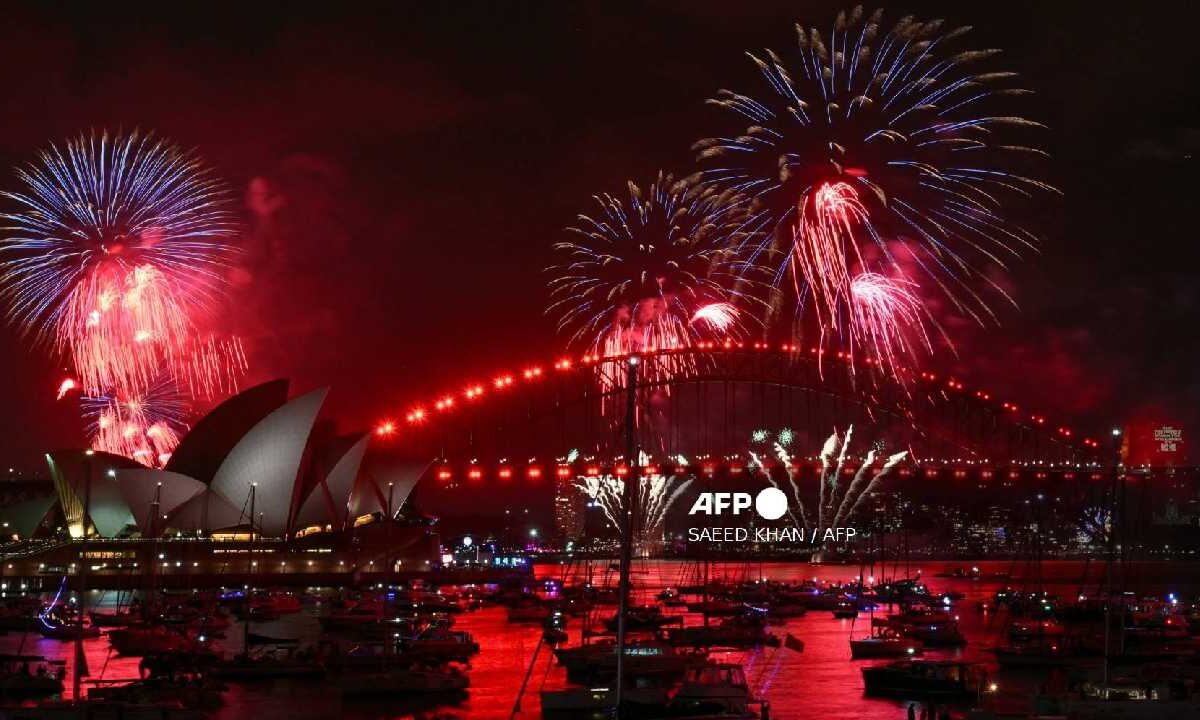 Países reciben el nuevo año.