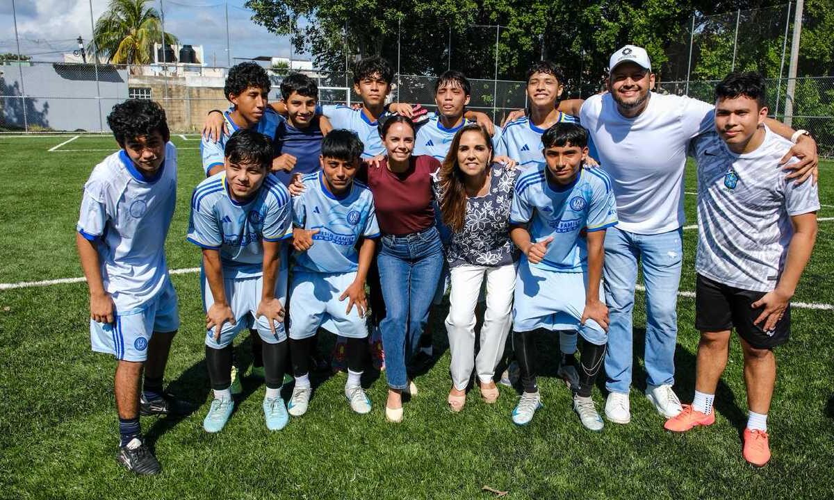 Cancha "Los Tules", totalmente renovada.