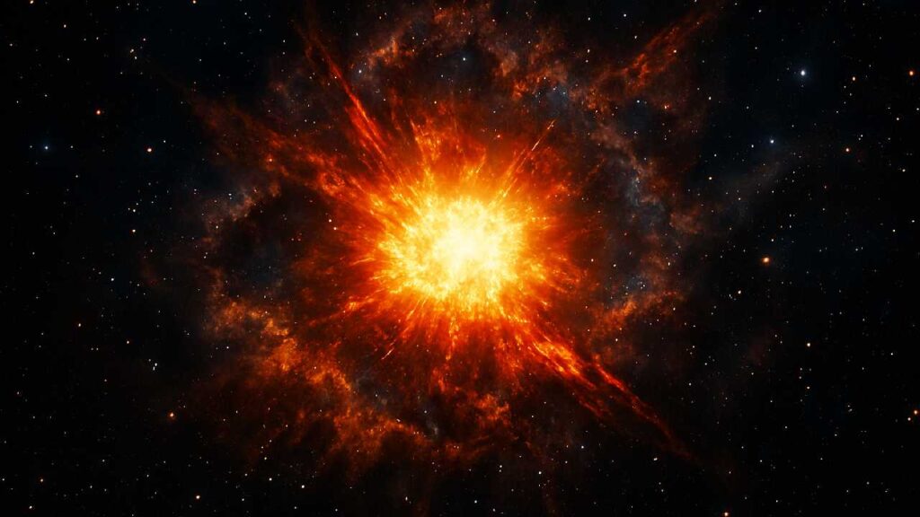 Astrónomos hallan otra explosión de estrella.