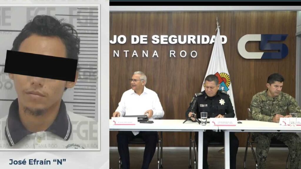 El sujeto fue detenido.