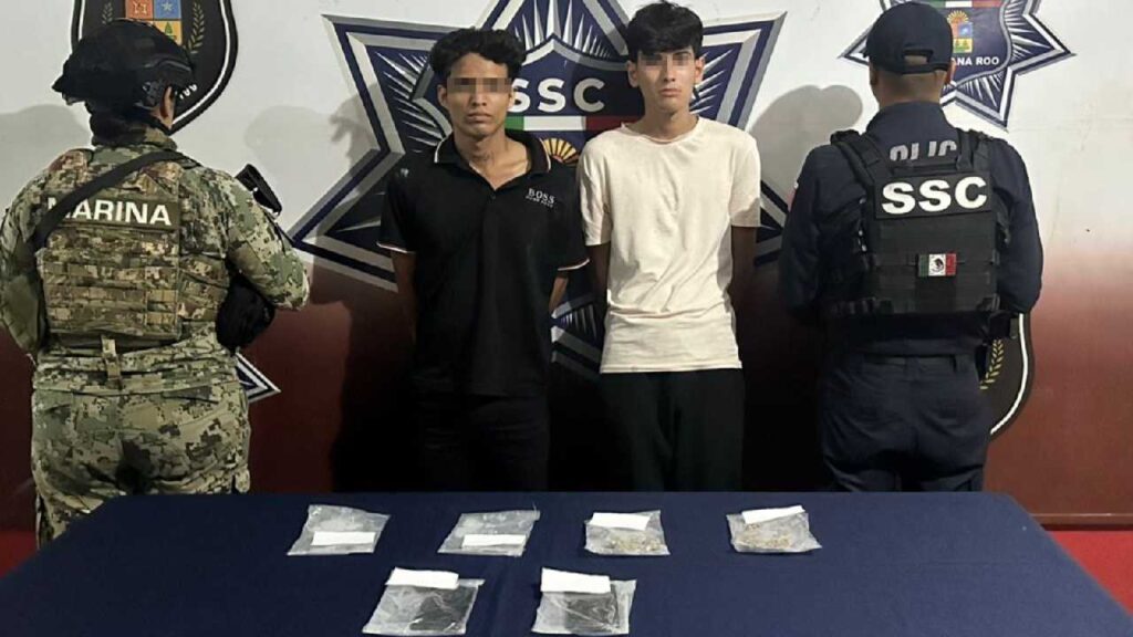 Detenidos con droga.