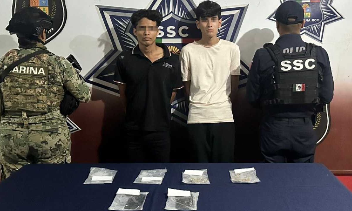 Detenidos con droga.