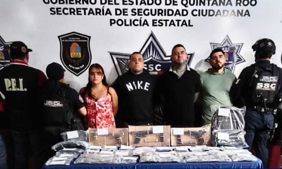 Los detenidos tenían drogas y armas.