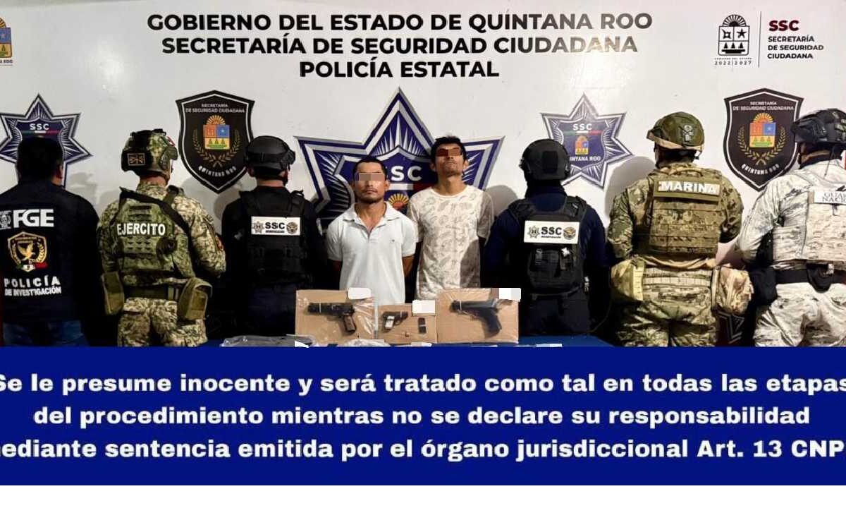 Detenidos en Villas Otoch Paraíso.