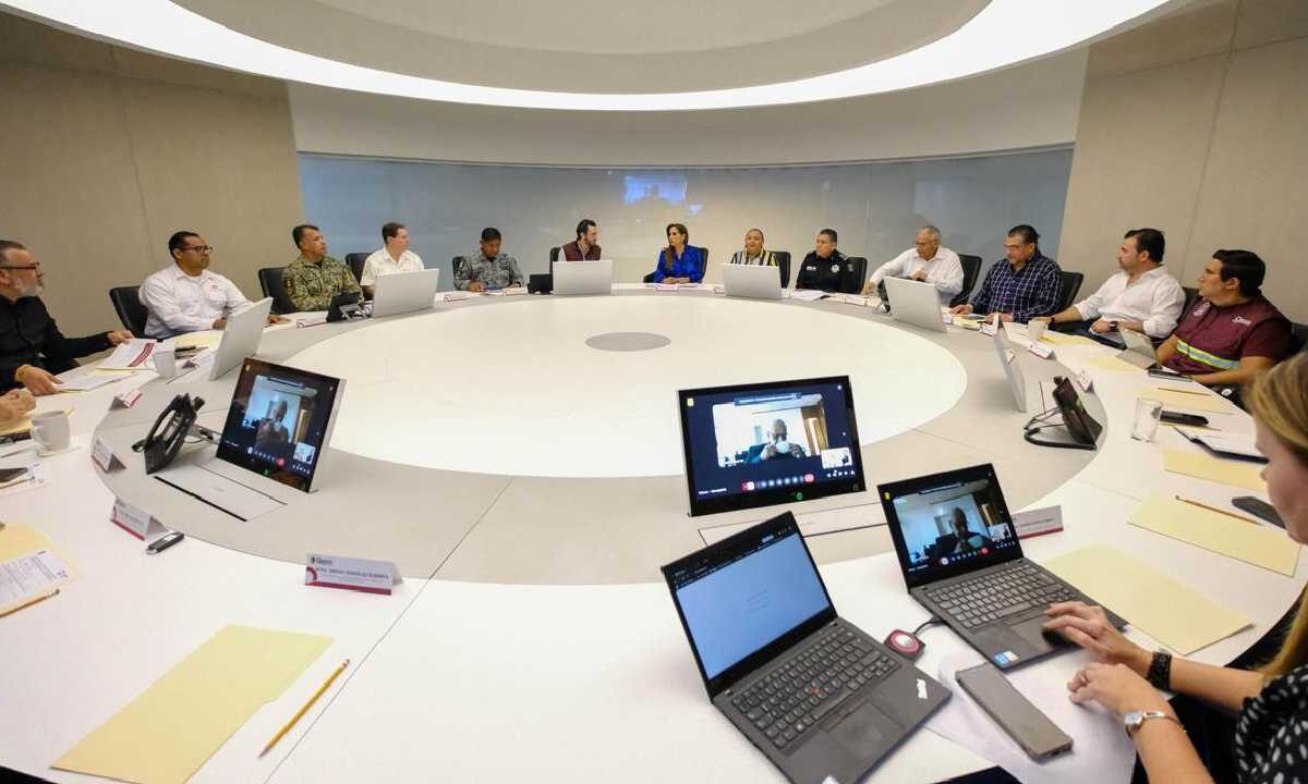 Avances en el aeropuerto de Cancún.