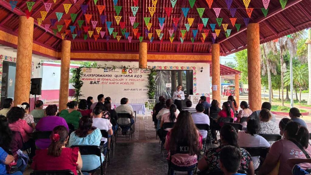 Destaca SAT Quintana Roo acompañamiento a más de 2 mil 400 contribuyentes en comunidades urbanas y rurales