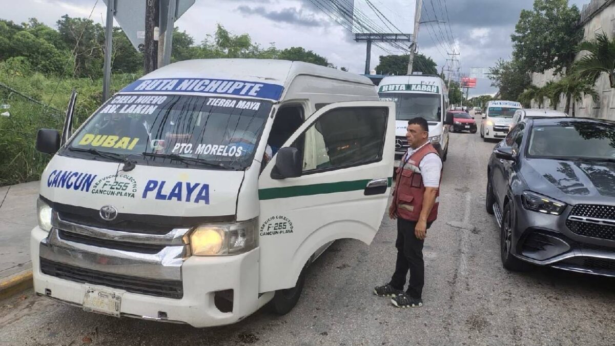 Operativo de movilidad en Quintana Roo.