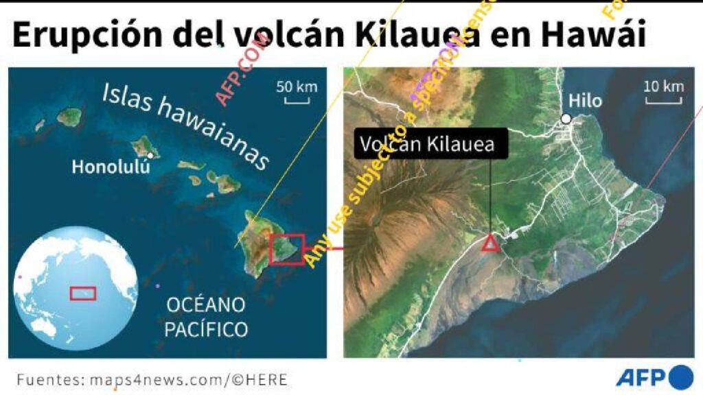 Erupción del volcán Kilauea