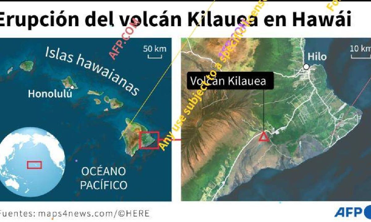 Erupción del volcán Kilauea
