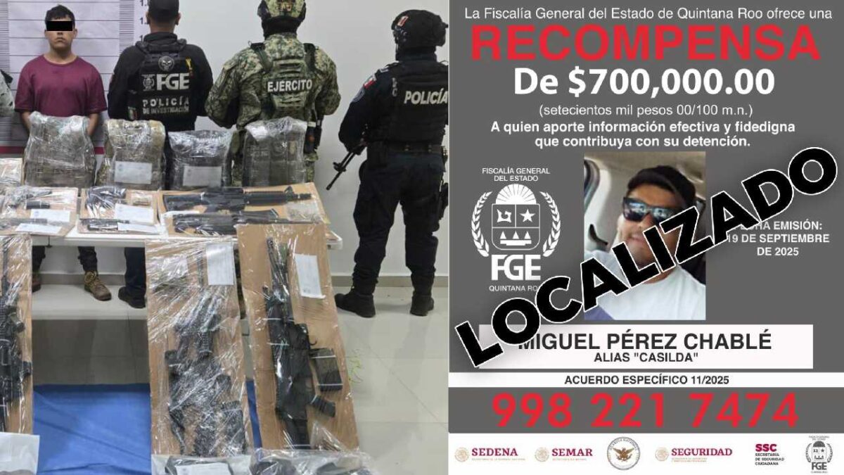 Abaten a líder criminal en Felipe Carrillo Puerto.