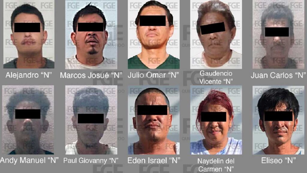 Jueces vinculan a proceso a 18 presuntos narcomenudistas en 4 municipios de Quintana Roo