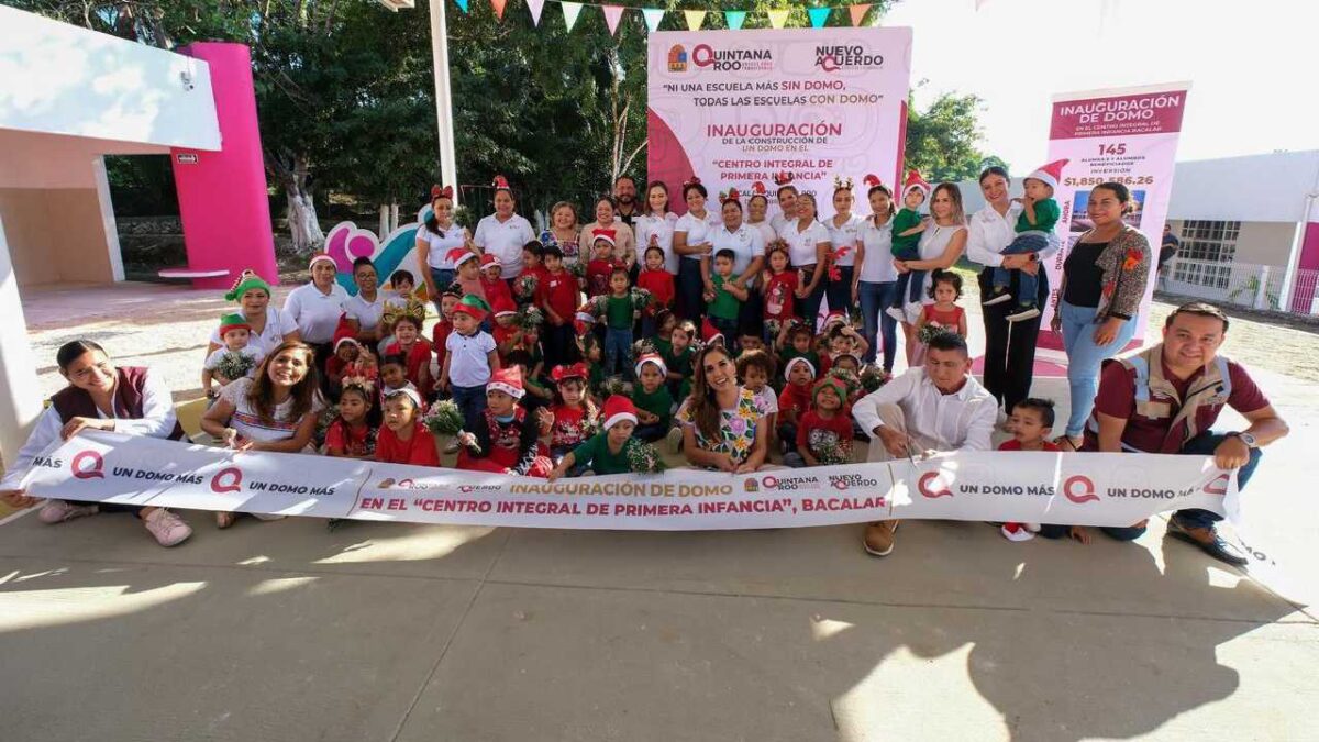 Mara Lezama en pro de la niñez.