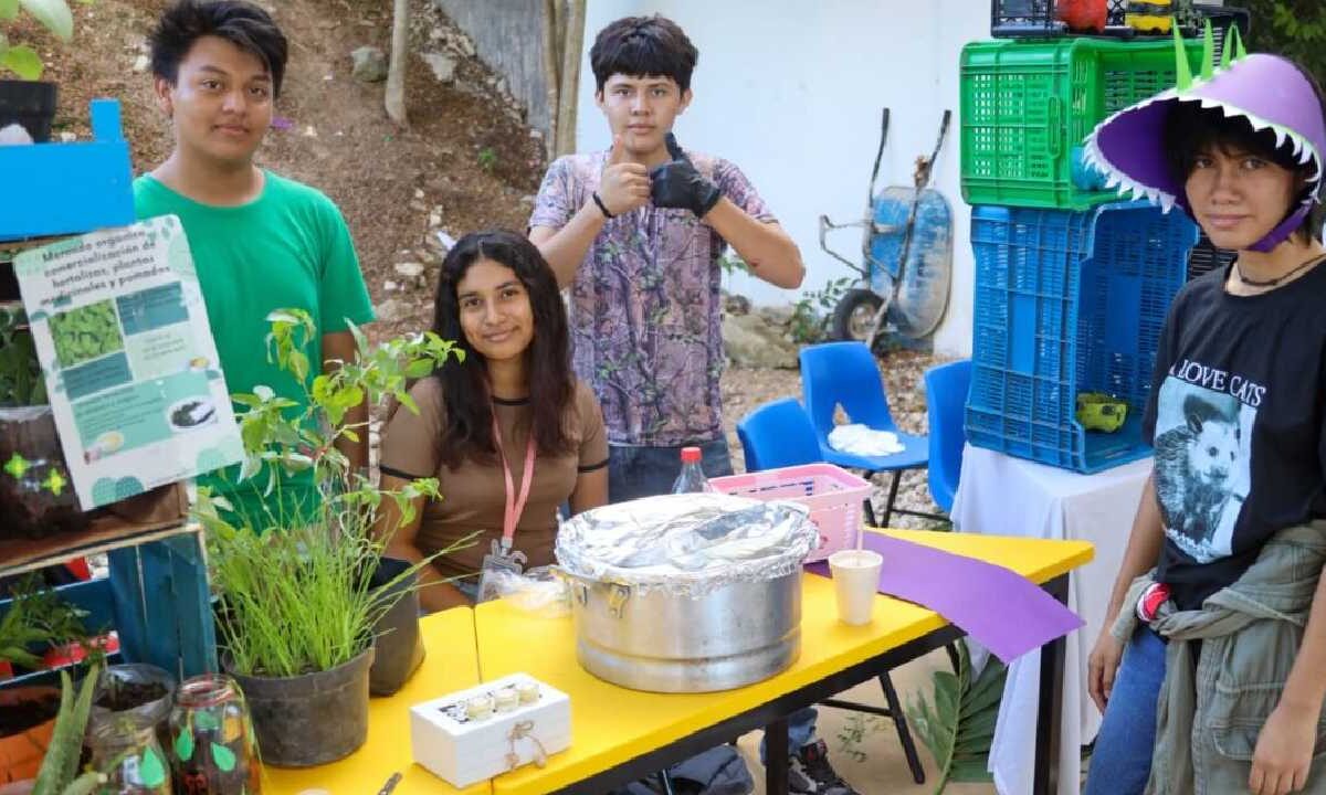 Estudiantes innovan en Puerto Morelos.