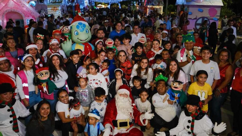 Noche de magia en Cancún.