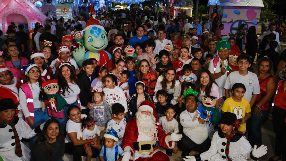 Noche de magia en Cancún.