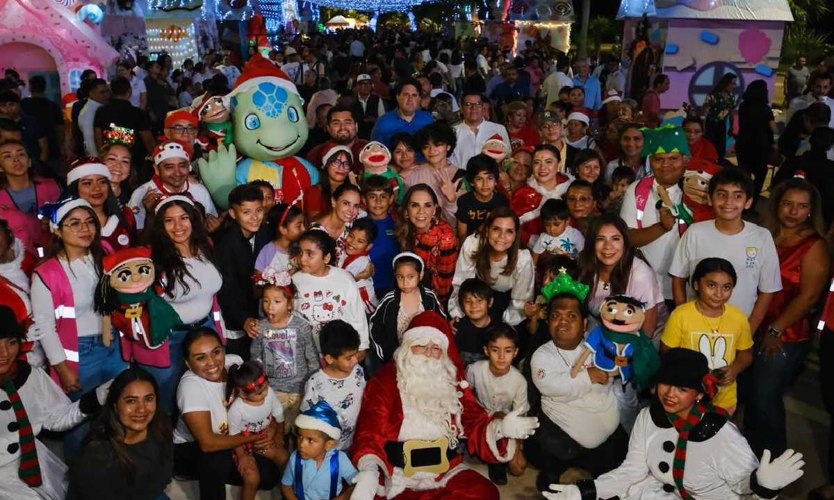 Noche de magia en Cancún.