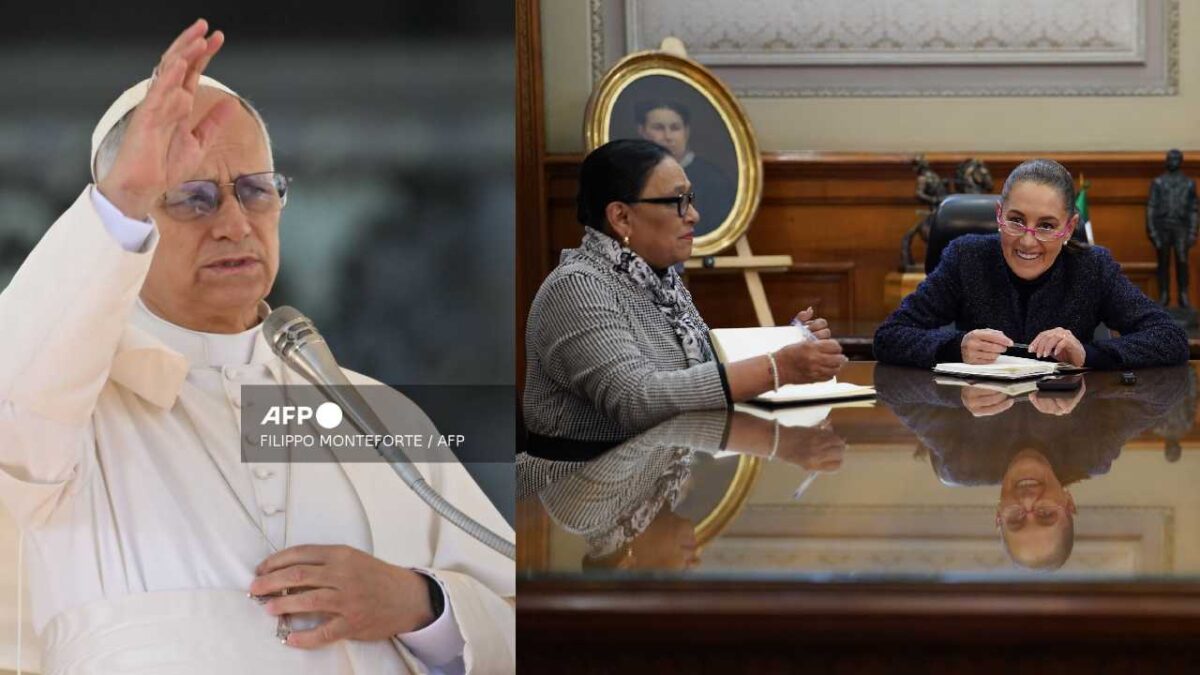 La presidenta invitó oficialmente al Papa a México.