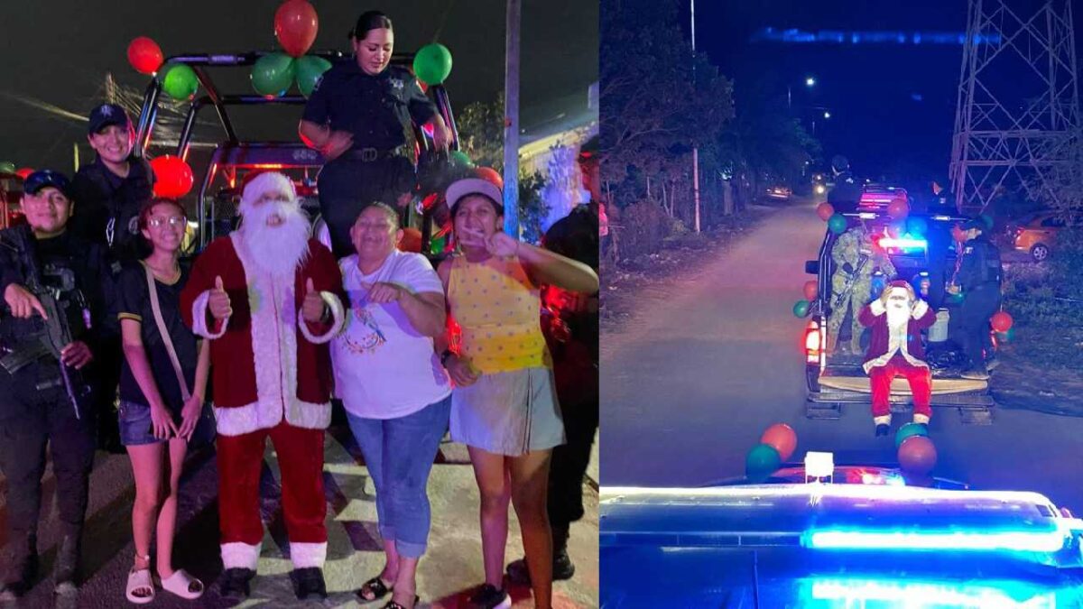 Policías de Chetumal conviven con la ciudadanía.