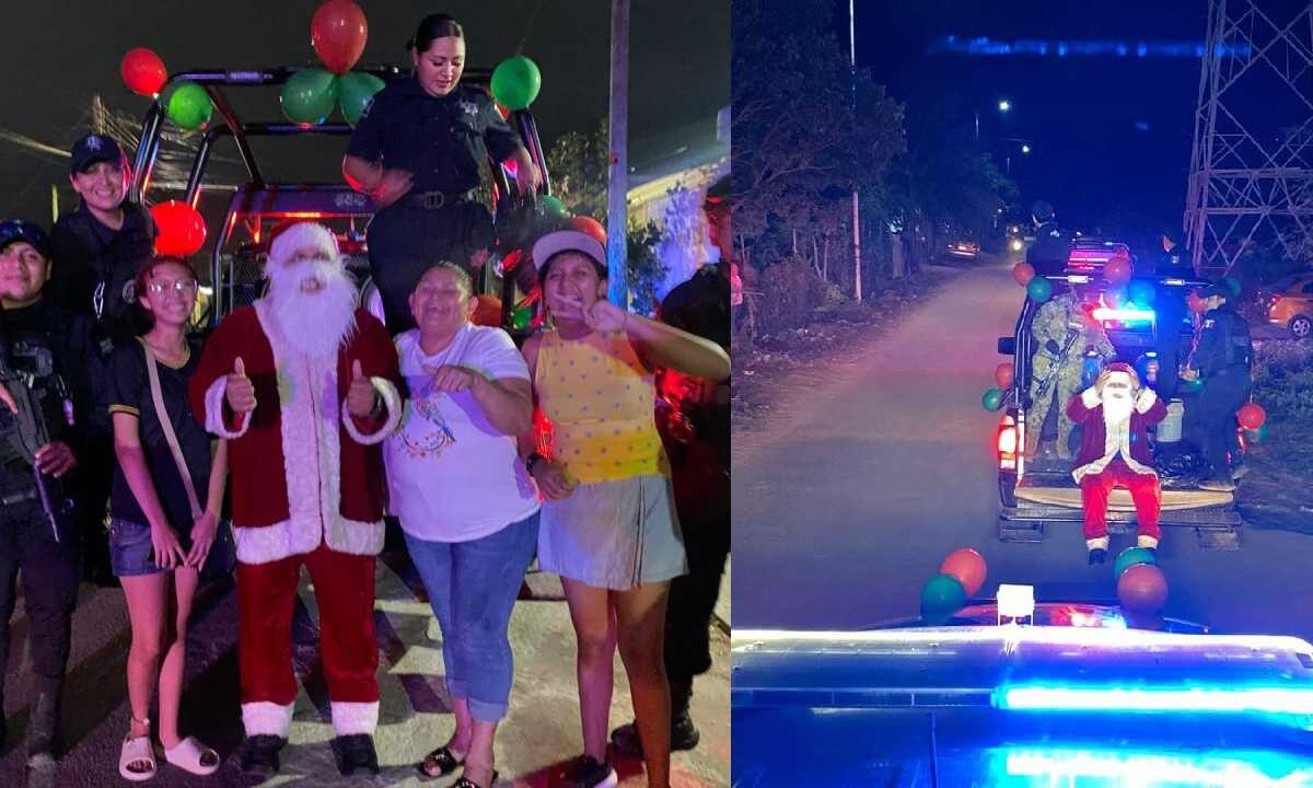 Policías de Chetumal conviven con la ciudadanía.