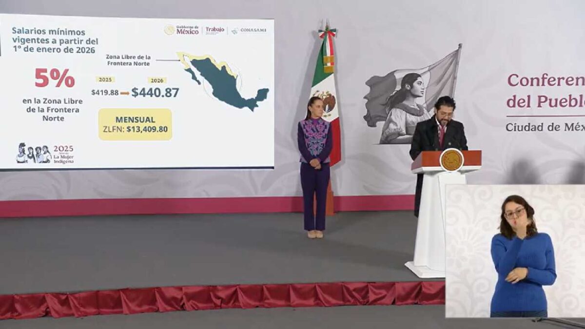 Nuevo salario mínimo.