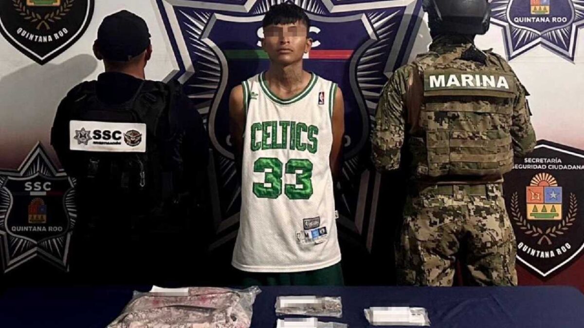 Detenido por delitos contra la salud.