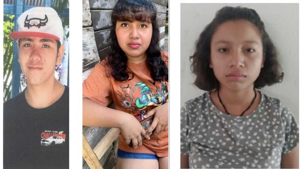 Desaparecen 3 menores.