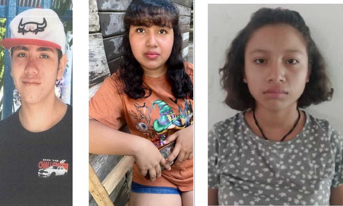 Desaparecen 3 menores.