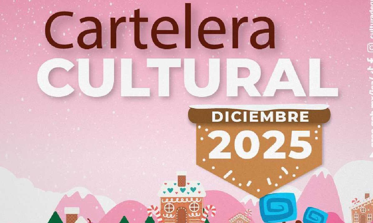 Cartelera cultural navideña.