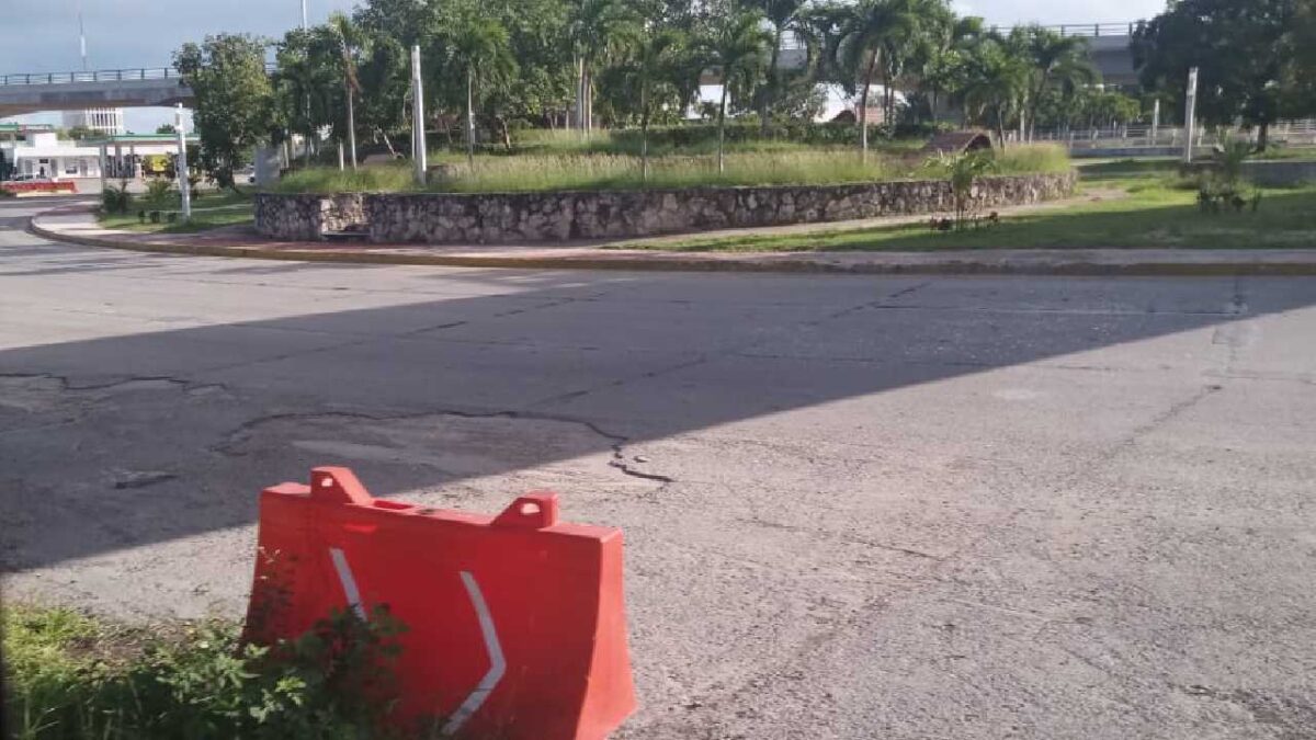 Checa los cierres viales en Cancún.