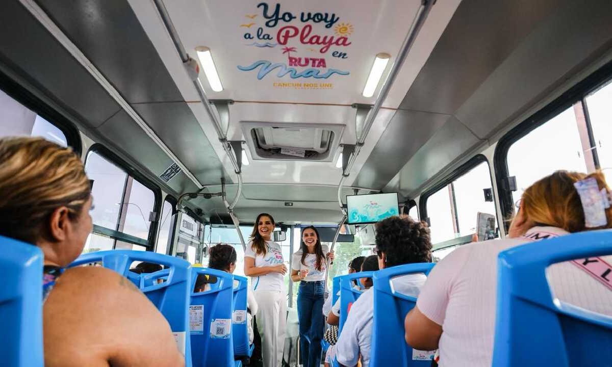Inauguran transporte público gratis.