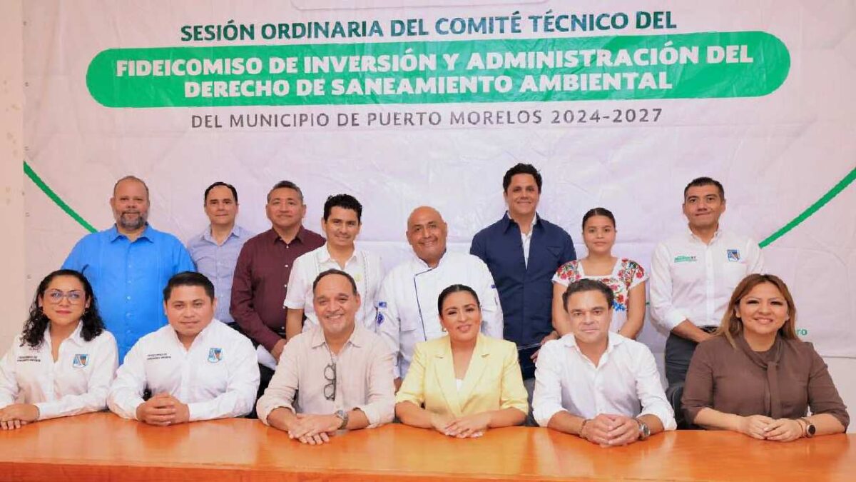 Sesión del Comité de Saneamiento de Puerto Morelos