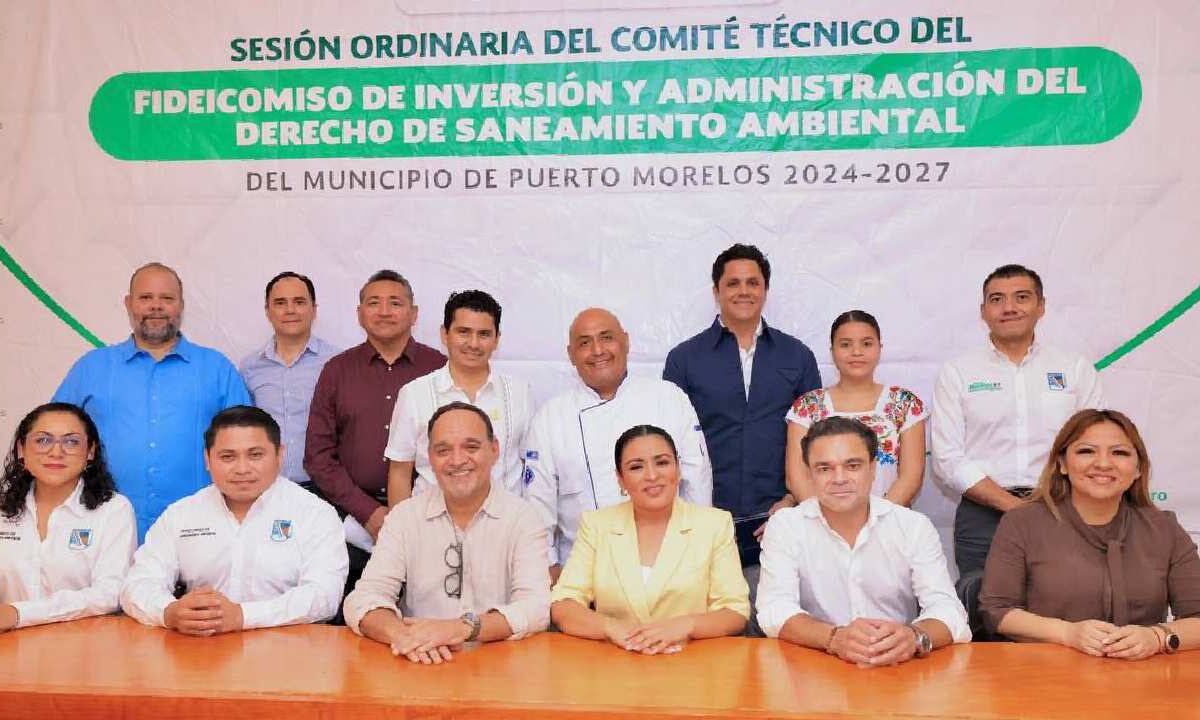 Sesión del Comité de Saneamiento de Puerto Morelos
