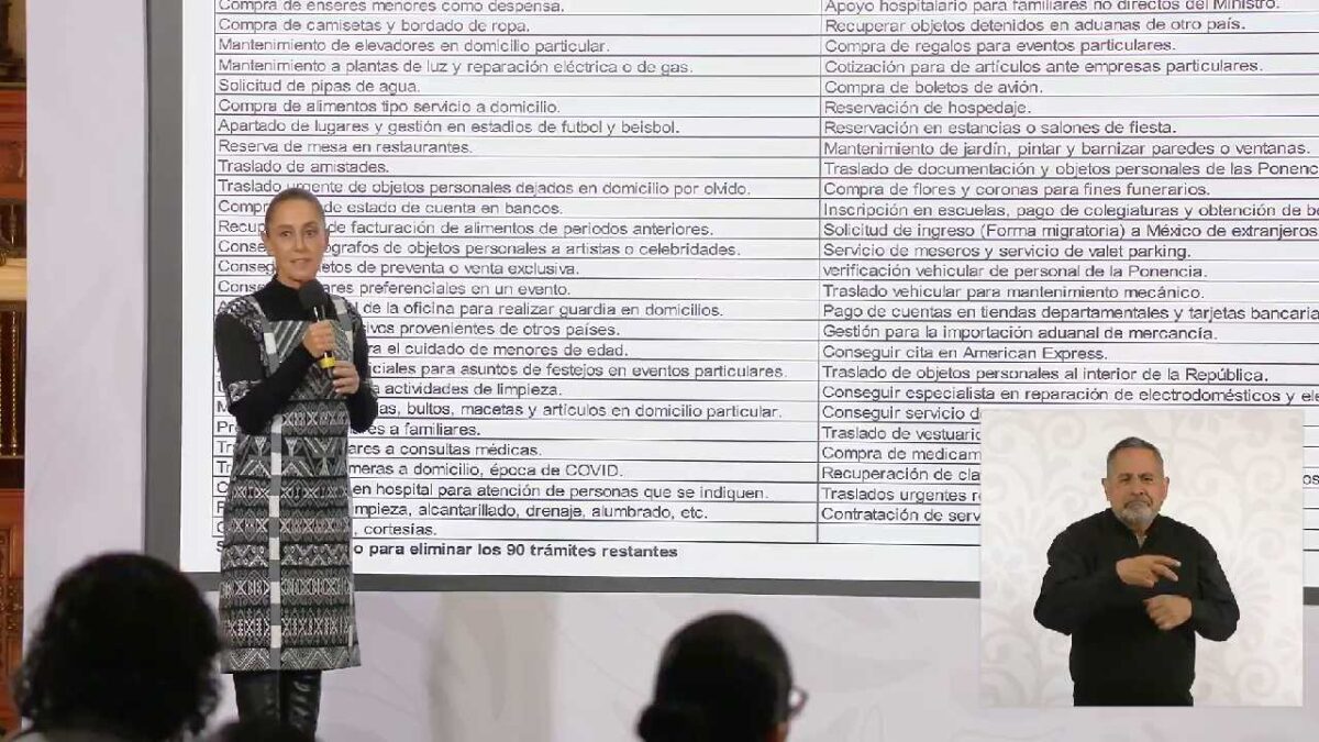 Los privilegios de ex ministros.