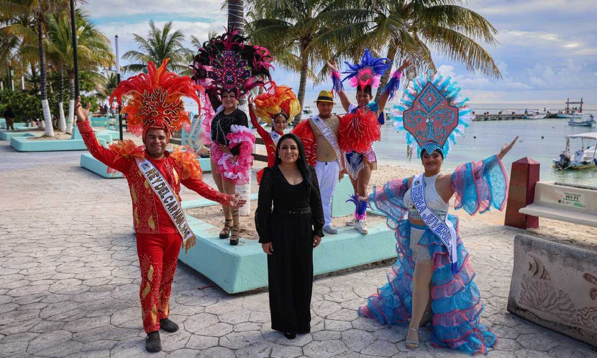 Alistan carnaval en Puerto Morelos.